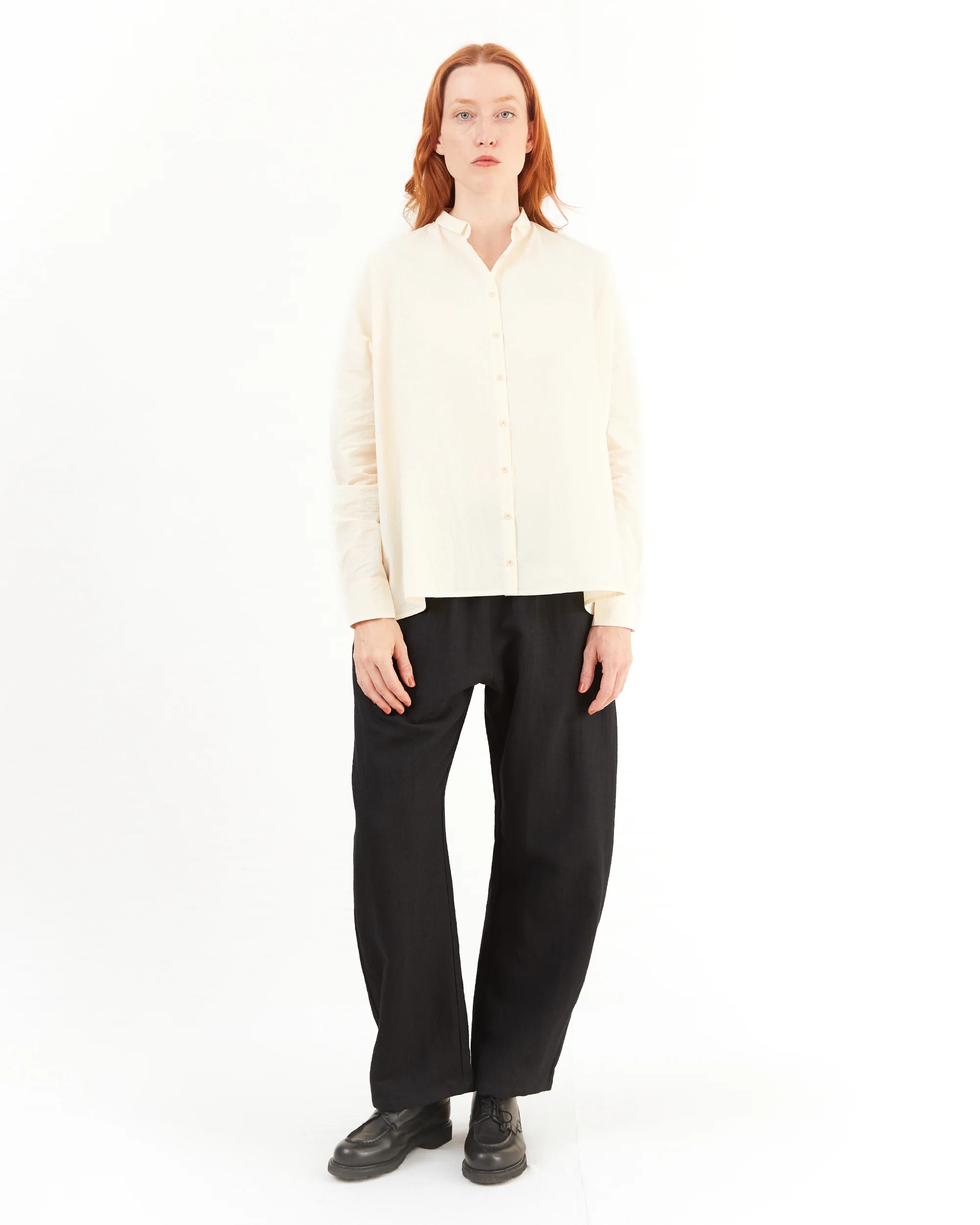 Apuntob Cotton Shirt in Natural - Image 4