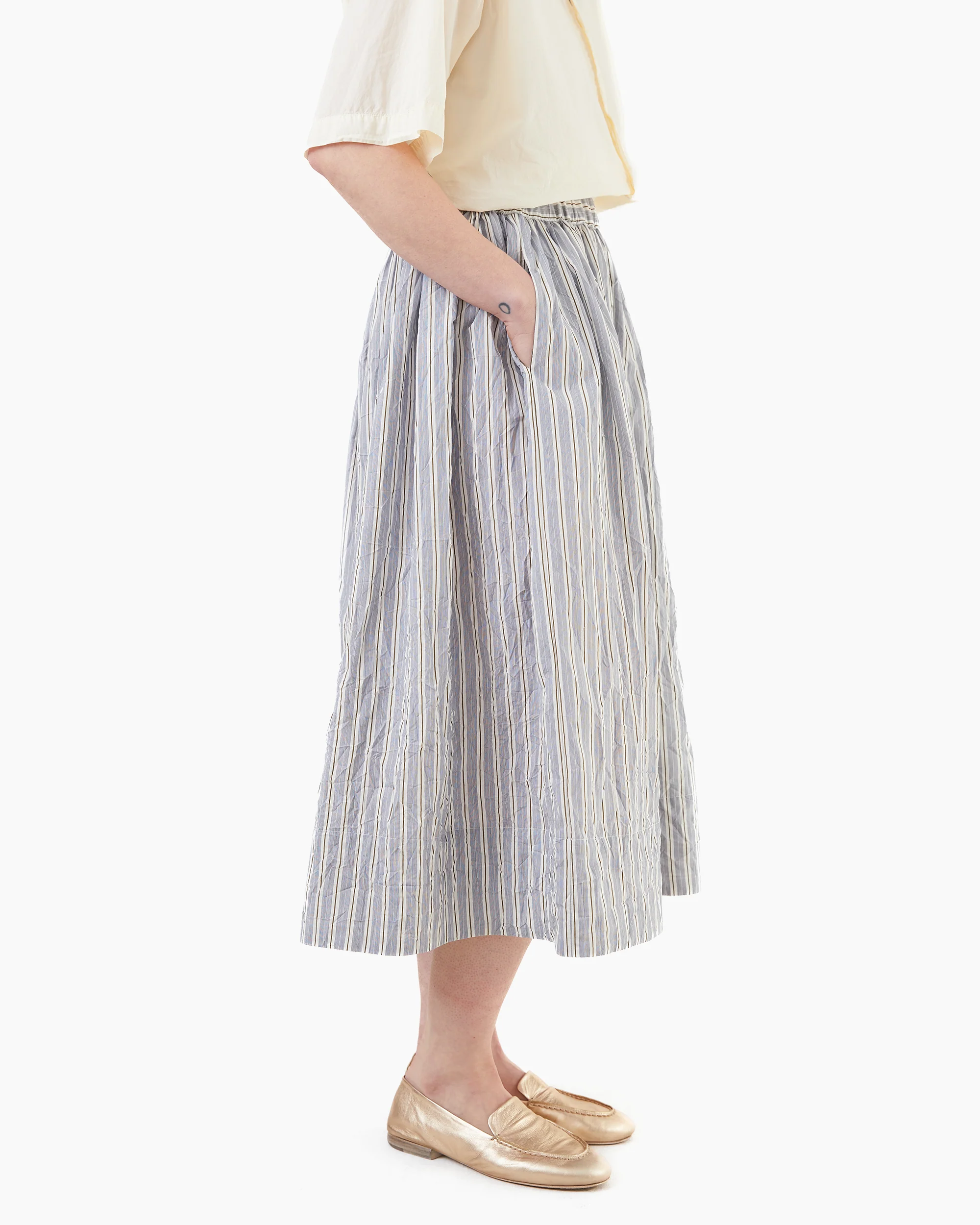 Apuntob Skirt in Abyss Stripe - Image 3