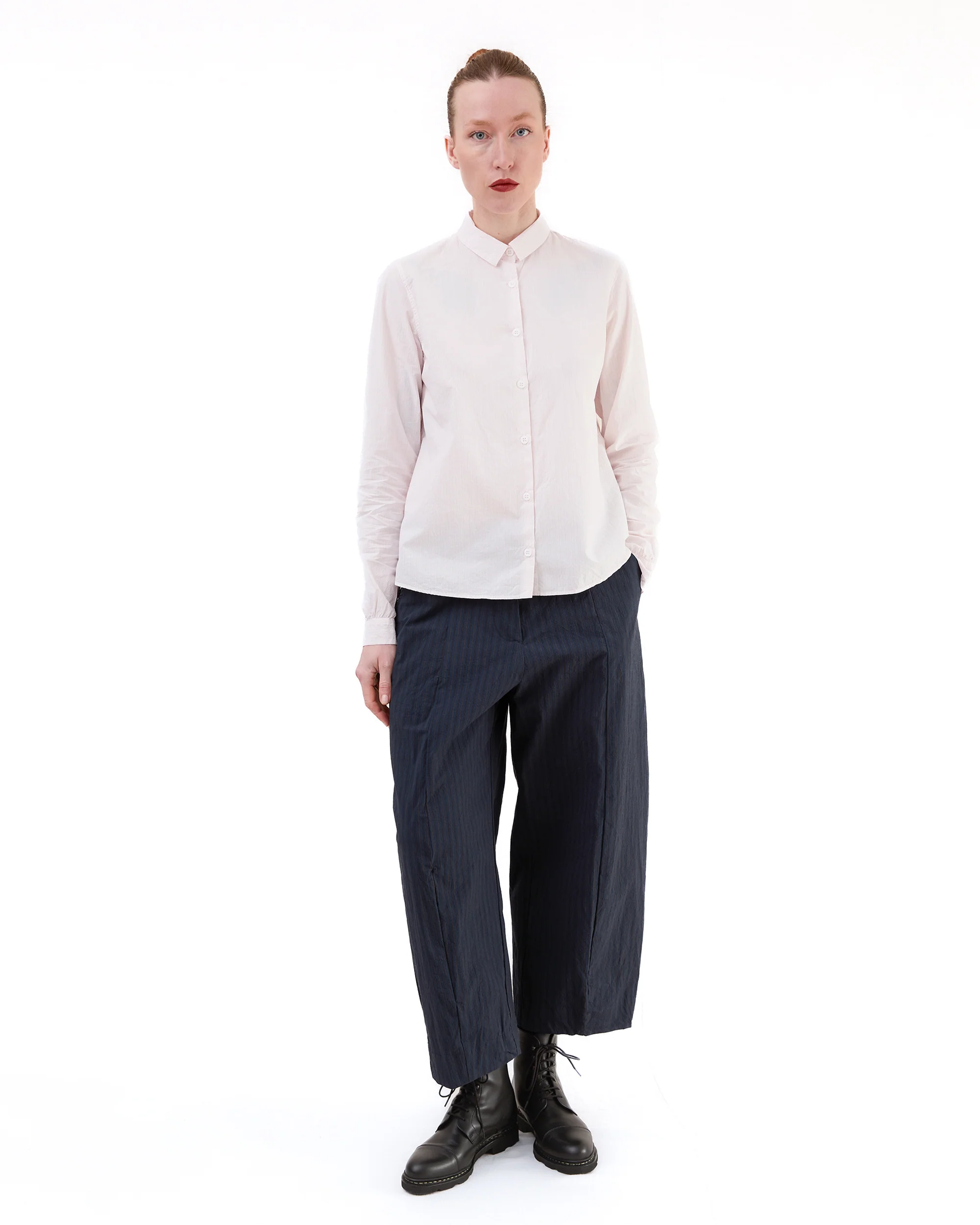 Bergfabel Women's Tyrol Shirt in Pink Stripe - Image 4