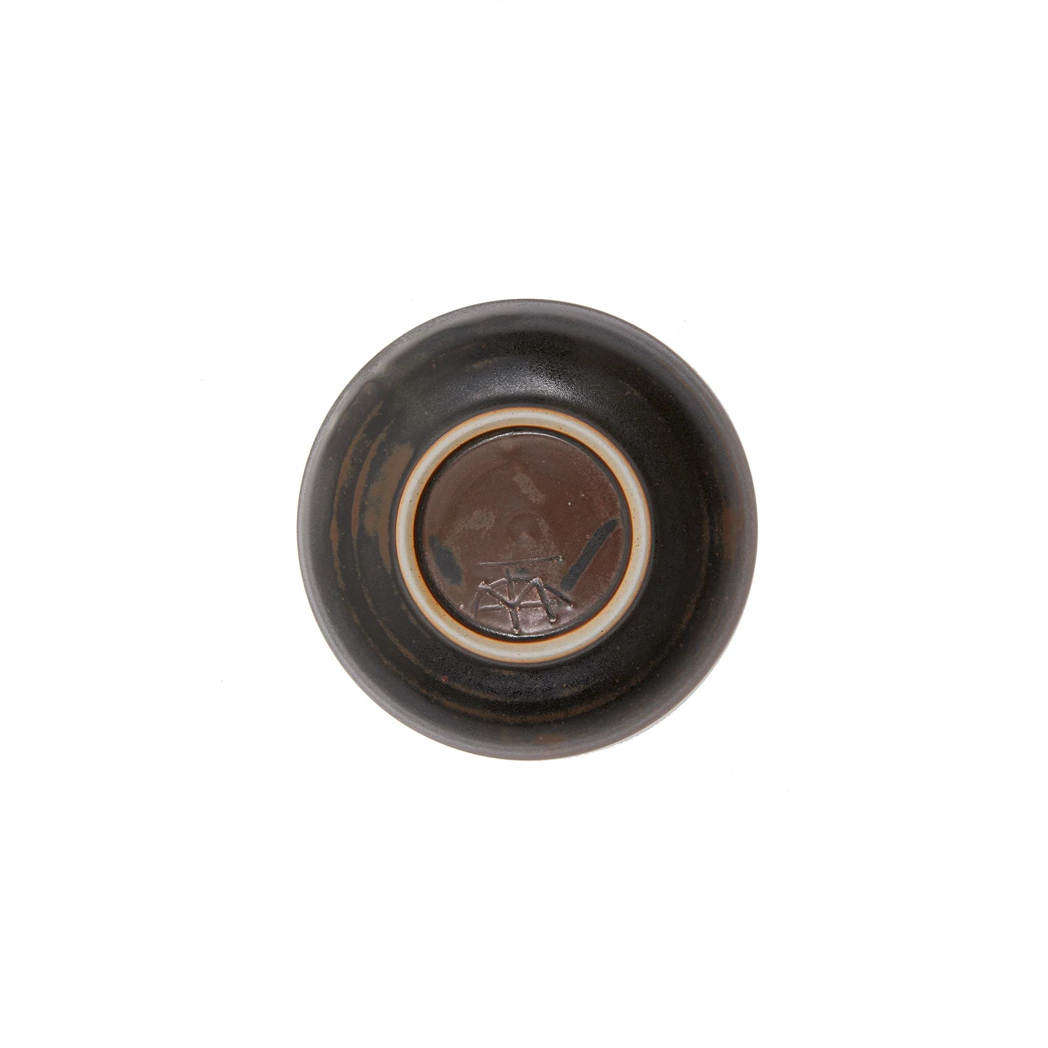 Keramische Werkstatt Margaretenhöhe Hand Thrown Stoneware Dessert Dish in Black Nr. 51 - Image 3