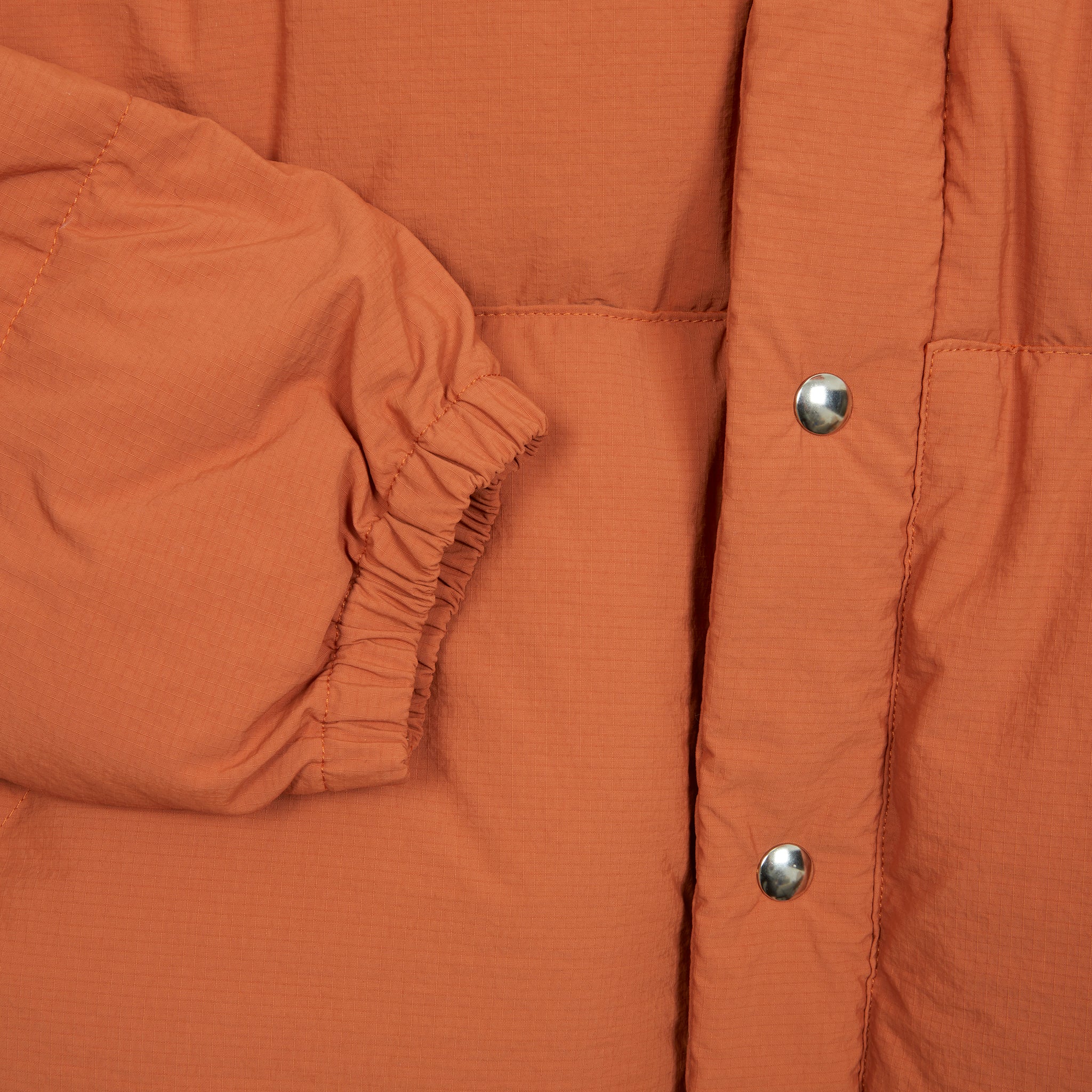 Crescent Down Works Ripstop Down Sweater in Rust / Orange - Image 4