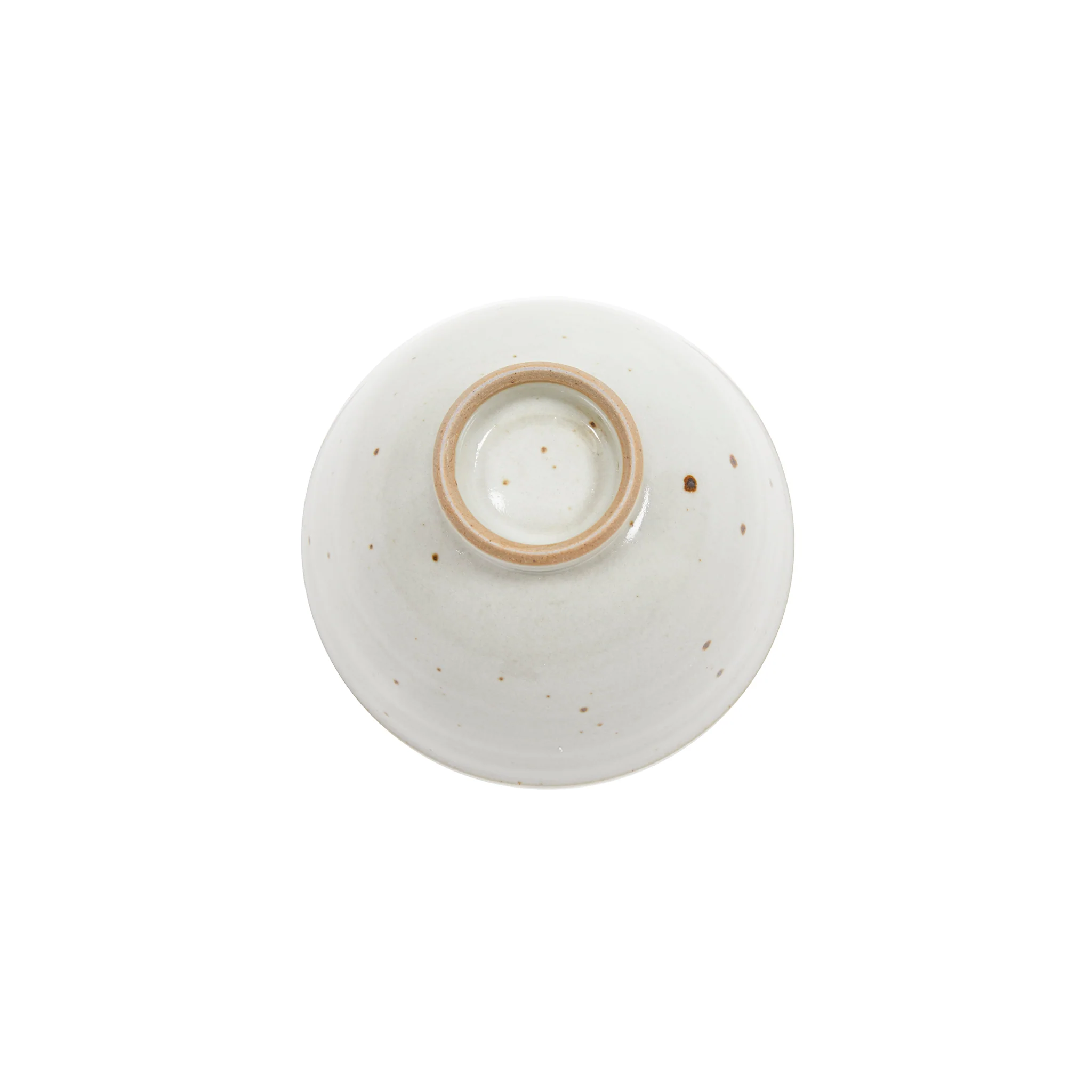 Keramische Werkstatt Margaretenhöhe Hand Thrown Stoneware Pointed Cereal Bowl in White Nr. 6 - Image 3
