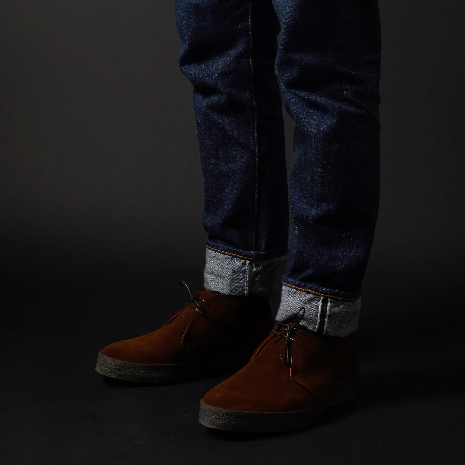 Sanders Hi-Top Suede Chukka Boot in Polo Snuff - Image 5